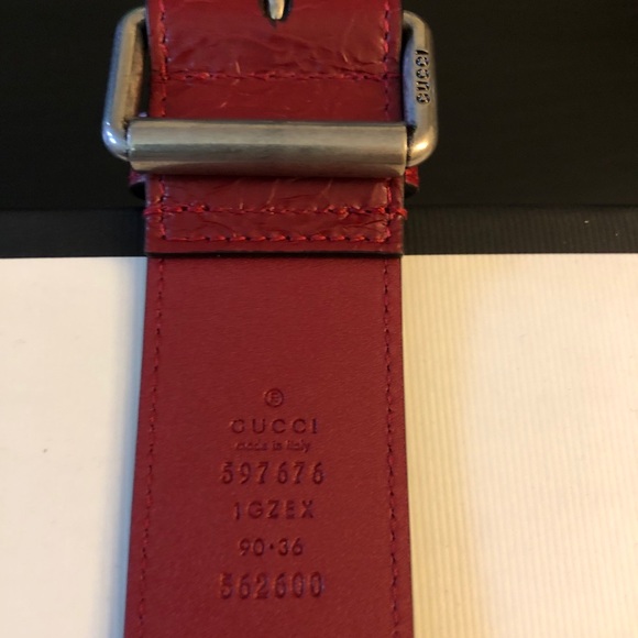 Gucci Calf Leather Belt Bag (Detachable Belt) - Rec - Picture 8 of 10